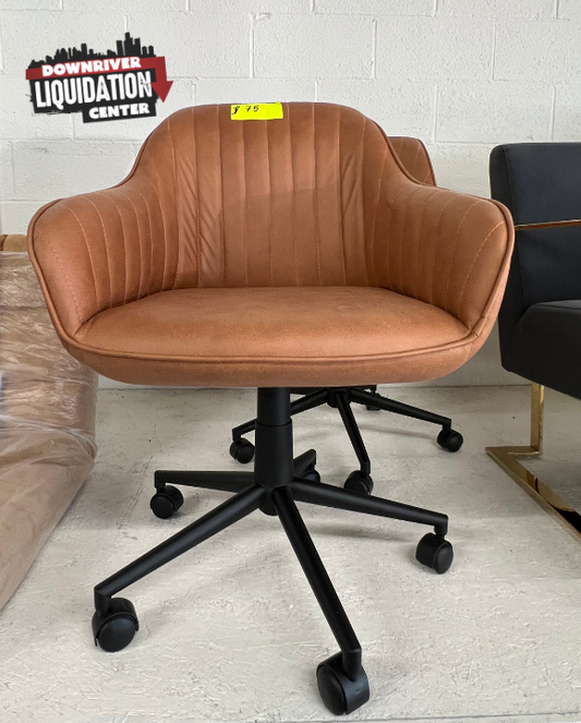 Tan Brown Office Desk Chair