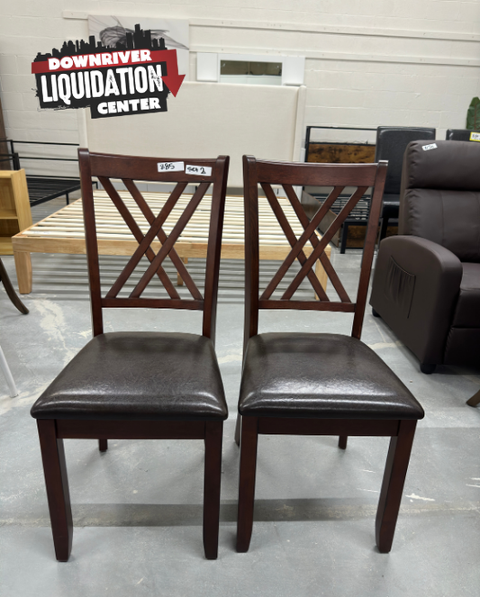 Wooden Chairs set of 2