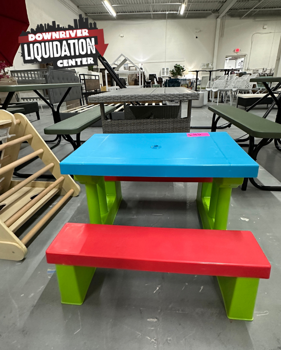 Kids Picnic Table (Multicolor)