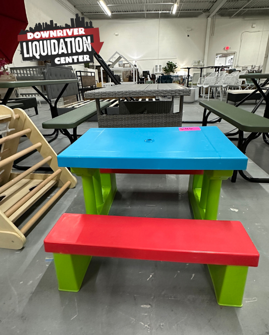 Kids Picnic Table (Multicolor)