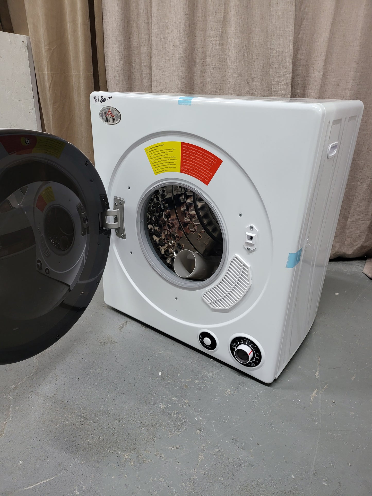 Front load clothes dryer