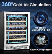 Yeego 24 in. Single Zone 52-Bottles Built-In Wine Cooler